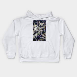 Tie Dye Marble (Indigo) Kids Hoodie